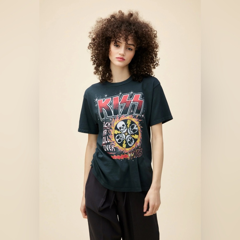 Daydreamer Kiss Rock and Roll Over Weekend Tee
